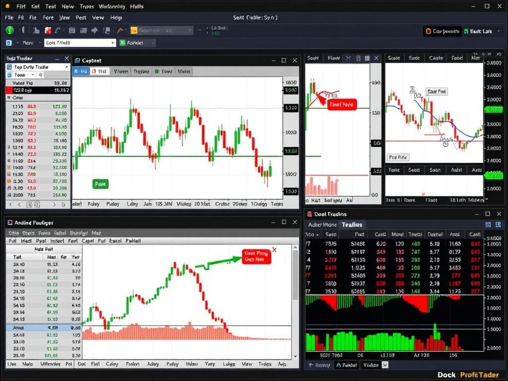 NinjaTrader platform interface used with TakeProfitTrader in 2025 review NinjaTrader platform interface used with TakeProfitTrader in 2025 review