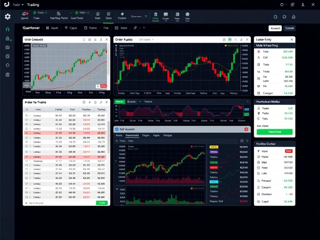 Quantower platform interface used with TakeProfitTrader accounts in 2025 Quantower platform interface used with TakeProfitTrader accounts in 2025