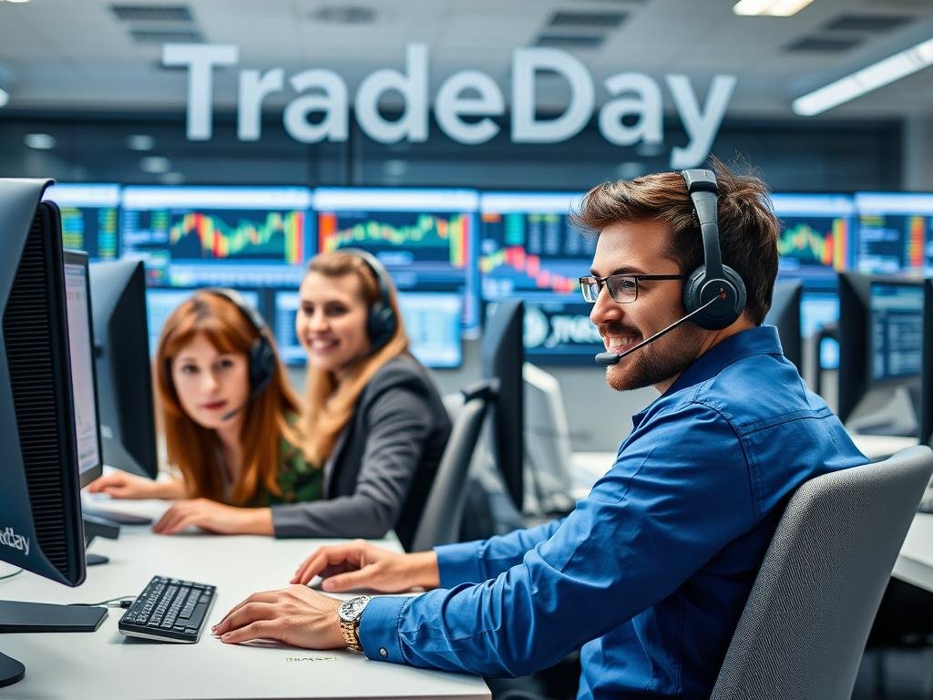 TradeDay customer support team helping traders use the CFT coupon code TradeDay customer support team helping traders use the CFT coupon code