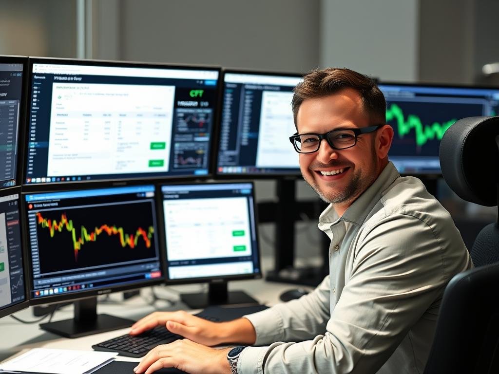 Trader using TradeDay platform with CFT coupon code applied showing 40% discount Trader using TradeDay platform with CFT coupon code applied showing 40% discount